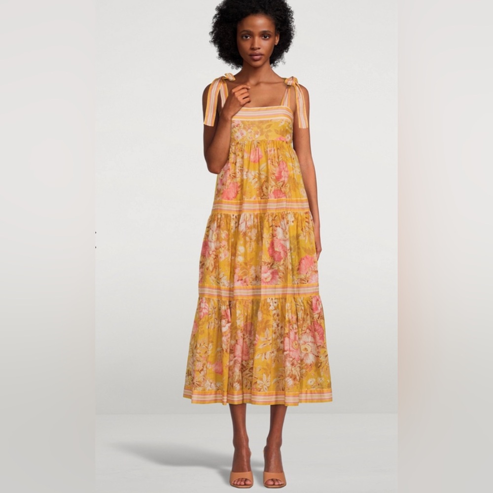 Zimmerman🌺 The Pattie Midi Dress in Bright Florals. Zimm Sz. 2= US 6/8 - Picture 11 of 13